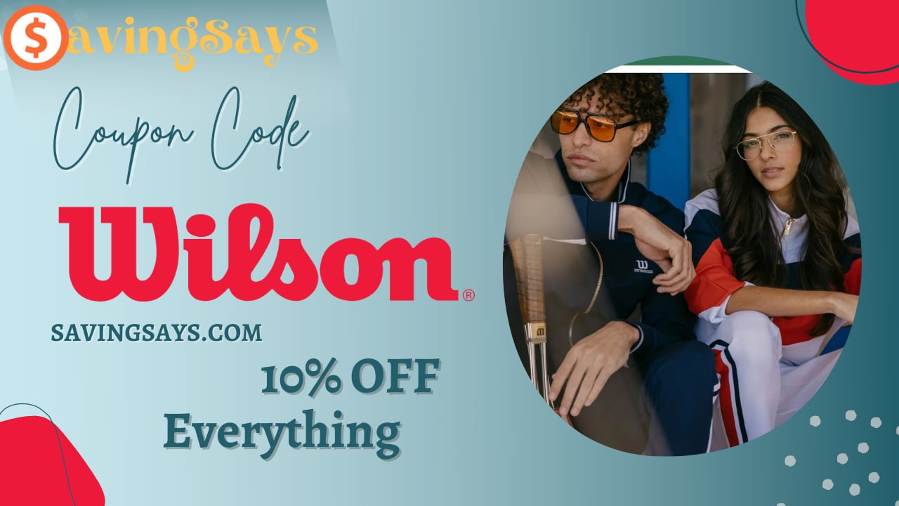 Enjoy 10 OFF Wilson Sportswear Wilson Coupon Codes on Vimeo