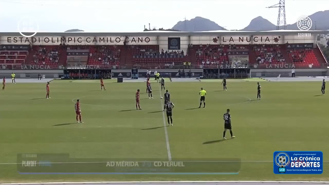 (RESUMEN y GOLES) AD Mérida 2-0 CD Teruel / Fase de Ascenso a Primera RFEF / Fuente: YouTube CD Teruel