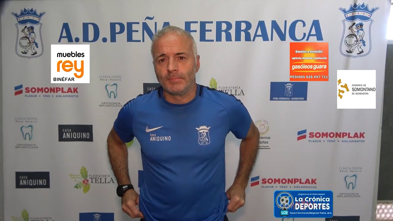 ALBERT MARTÍNEZ (Entrenador Ferranca) P. Ferranca Tella 2-3 UD Fraga / Jornada 34 / Preferente - Gr 1