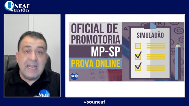 MPSP Oficial de Promotoria Concurso 2022 Vunesp - Simulado Online