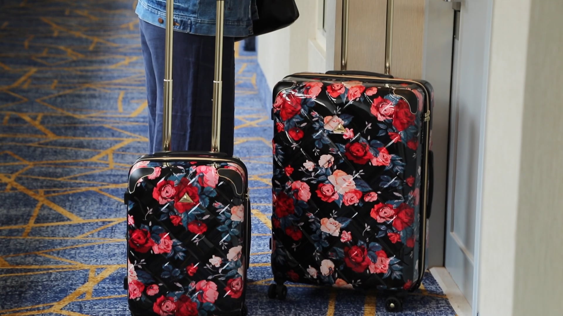 F25138 Triforce LIFESTYLE _2Piece Hardside Set and Hanging Organizer