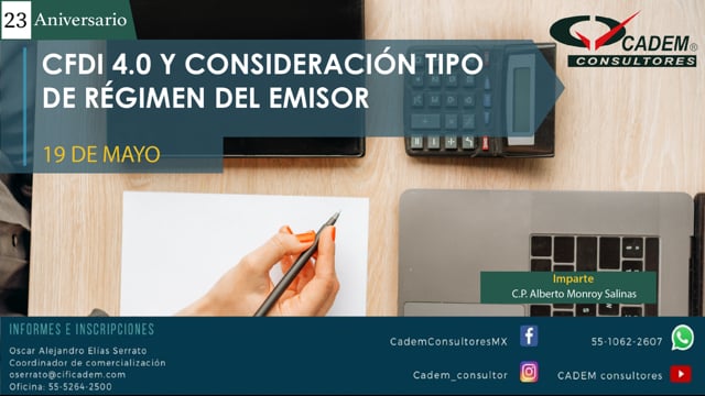 CFDI 4.0 y consideración tipo de régimen del emisor