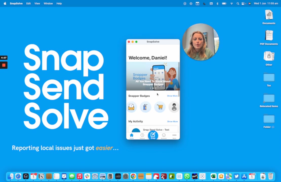 How to send a Snap Send Solve report on Vimeo