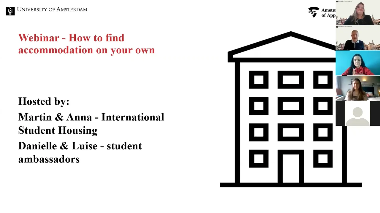 UvA Housing webinar finding on your own on Vimeo