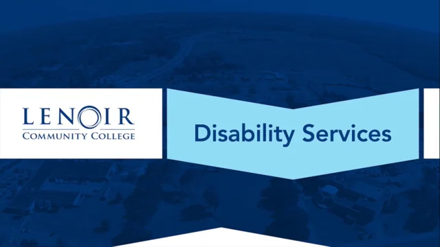 Disability Services - Lenoir Community College