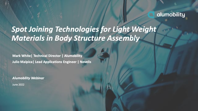 Spot joining technologies for light-weight materials in body structure assembly