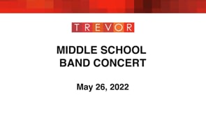 MS BAND CONCERT SPRING 2022