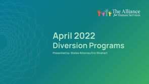 Alliance-April-Diversion programs