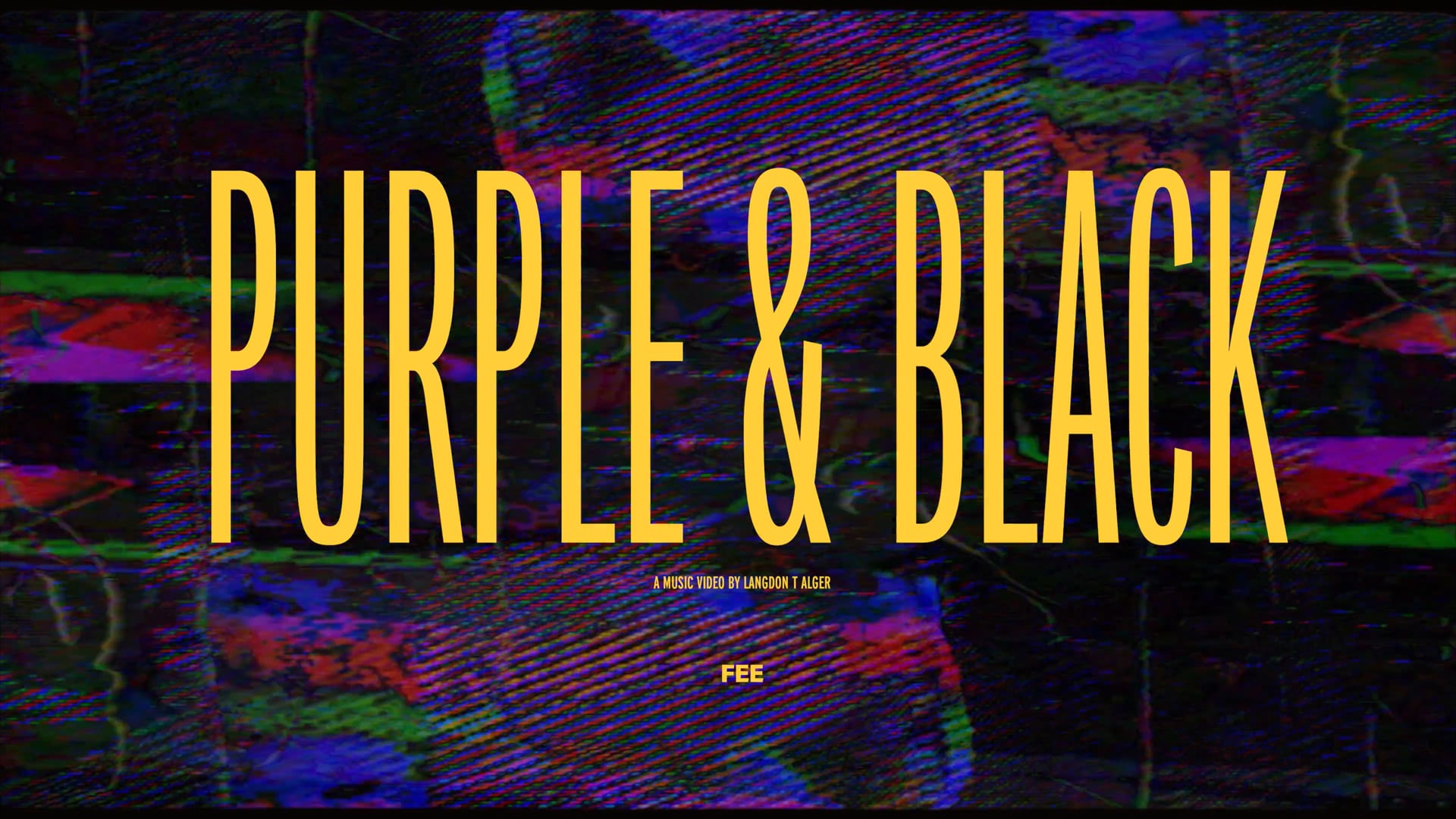 Fee - PURPLE & BLACK (Official Music Video)