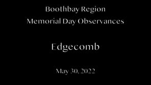 Memorial Day 2022 - Edgecomb