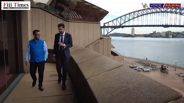 Akash Lodhia (Promoter, Ghazal Maestro Pankaj Udhas - Live in Concert) at Sydney Opera House, in conversation with Navneet Anand