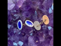 Enamel, 9ct Cufflinks 10649-1446