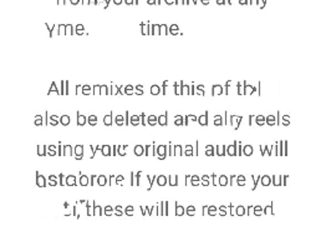 Neu: Archiv-Funktion bei Kurzvideos (Reels)