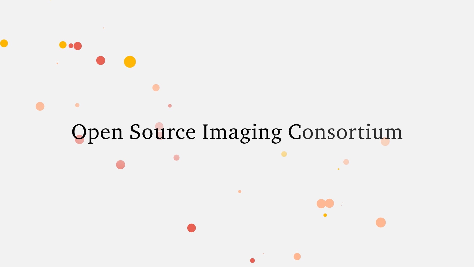 Open Source Imaging Consortium