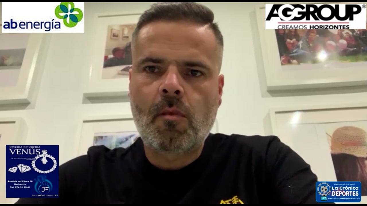 MOISÉS GUTIÉRREZ (Entrenador Sariñena) Análisis del Valdefierro 1-4 Sariñena y previa del playoff ante La Almunia / Preferente