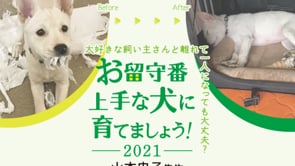 大好きな飼い主さんと離れて一人になっても大丈夫 お留守番上手な犬に育てましょう 21 動物医療関係者のセミナーサイト ペピイセミナー Peppyseminar