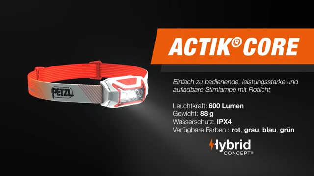 ACTIK® CORE, Einfach zu bedienende, leistungsstarke und aufladbare  Stirnlampe mit Rotlicht. 600 Lumen - Petzl Schweiz