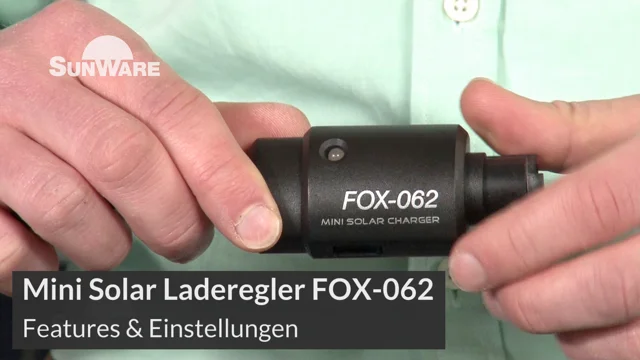 Solar-Laderegler FOX-062 für Zigarettenanzünder u.12V Steckdose —  thegreenmonkey