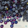 Bleu Arc en Ciel - Strass thermocollant en verre - 2mm à 6mm