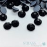 Noir 8/8 - Strass thermocollant 16 facettes qualité Swarovski 2088 - 3mm à 6mm