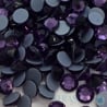 Tanzanite 8/8 - Strass thermocollant 16 facettes qualité Swarovski 2088 - 4mm à 6mm