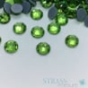Vert péridot 8/8 - Strass thermocollant 16 facettes qualité Swarovski 2088 - 3mm à 6mm