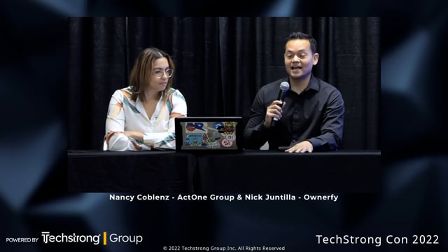 Nancy Coblenz & Nick Juntilla, The Misconceptions About Crypto and NFTs: How They Affect Our Daily Lives - Techstrong Con 2022