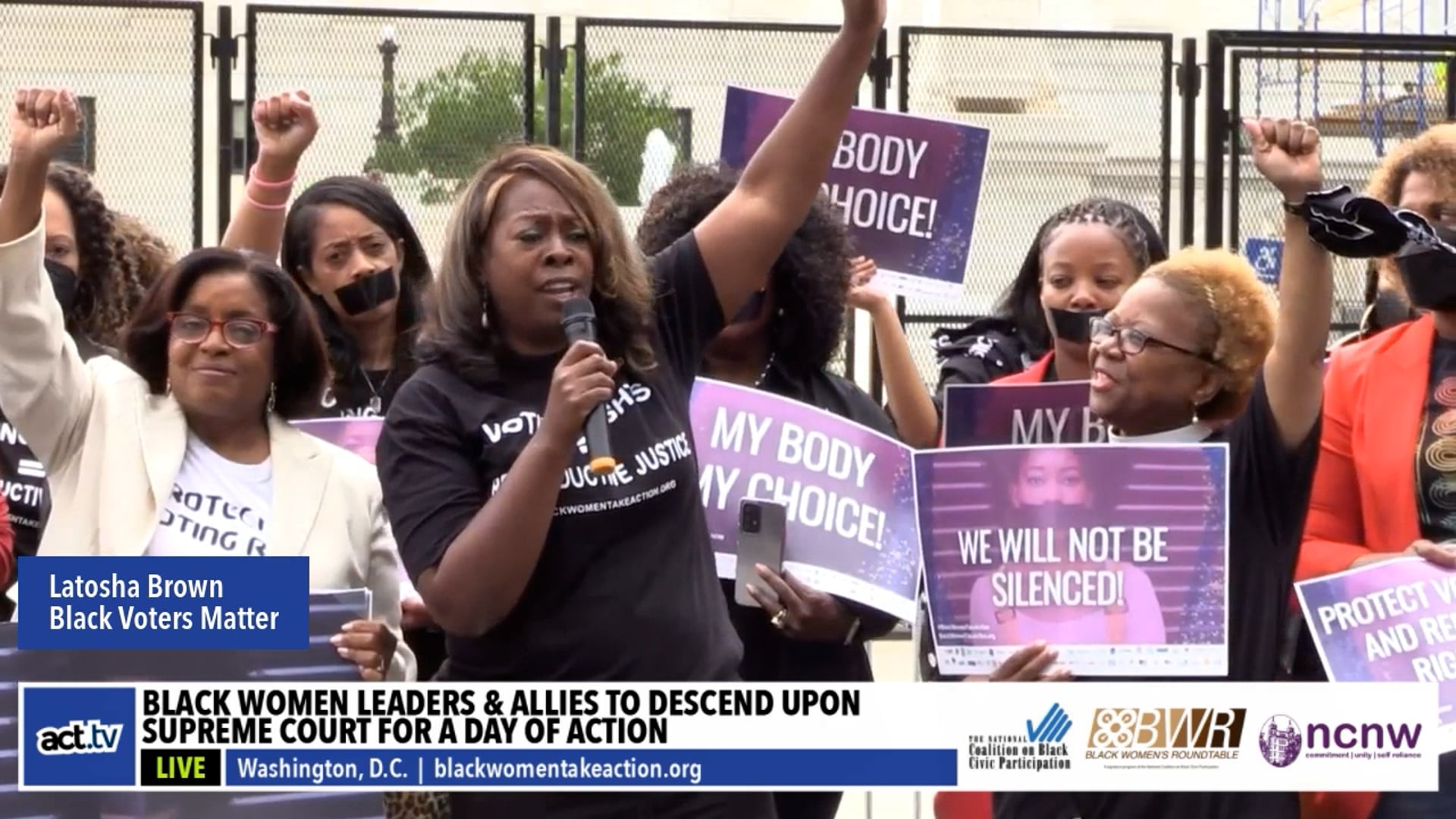 Black Women Leaders & Allies Call to Action on Voting Rights. Reproductive Rights & Gun Safety 5.25.22