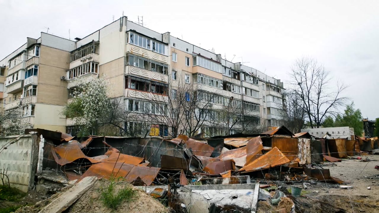 War in Ukraine: Hostomel Dogs' Shelter caught in the middle (13 May 2022)