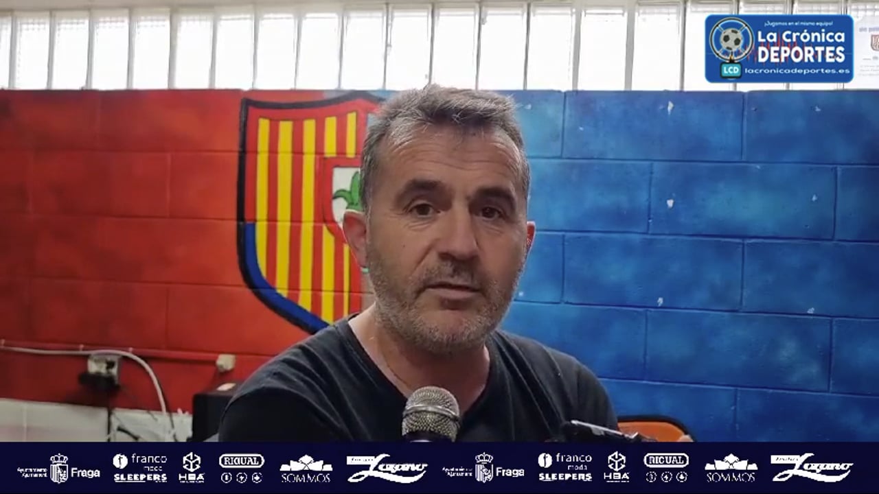 JOSEMI MARTÍNEZ (Presidente UD Fraga) Hace balance general de la temporada de nuestro primer equipo y del fútbol base
