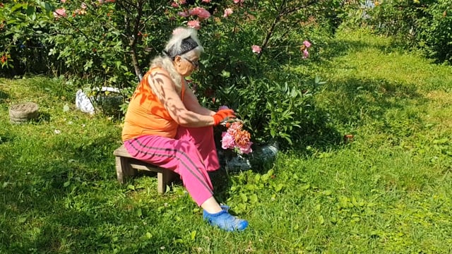 Grandma gardening 2
