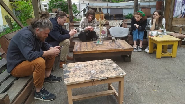 People hanging out