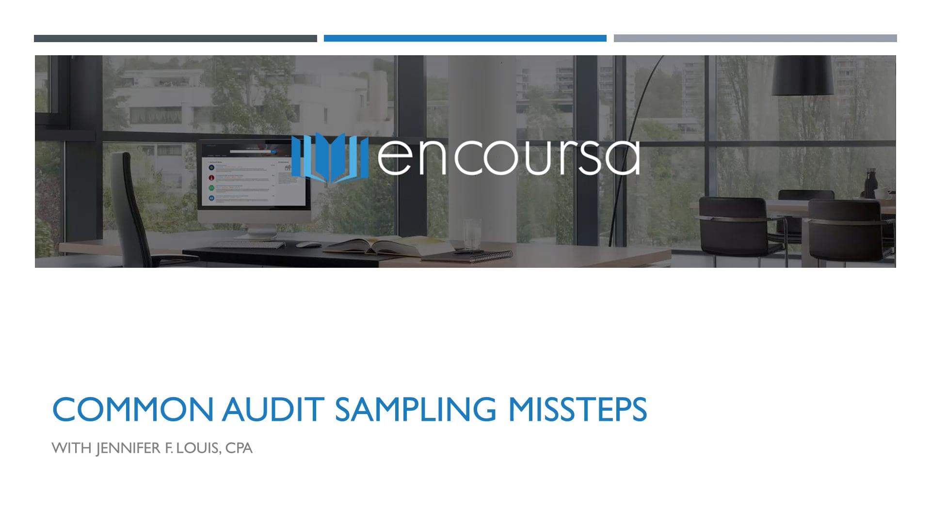 Common Audit Sampling Missteps.mp4 on Vimeo