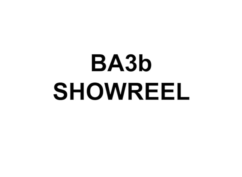 BA3b SHOWREEL