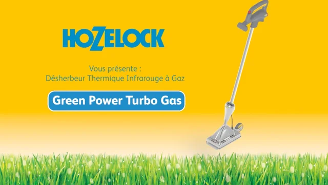 Hozelock 4177 0000 Green Power Turbo Désherbeur thermique