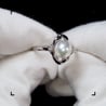Видео: Кольцо из белого золота 585 пробы с морским жемчугом Акойя и бриллиантами
