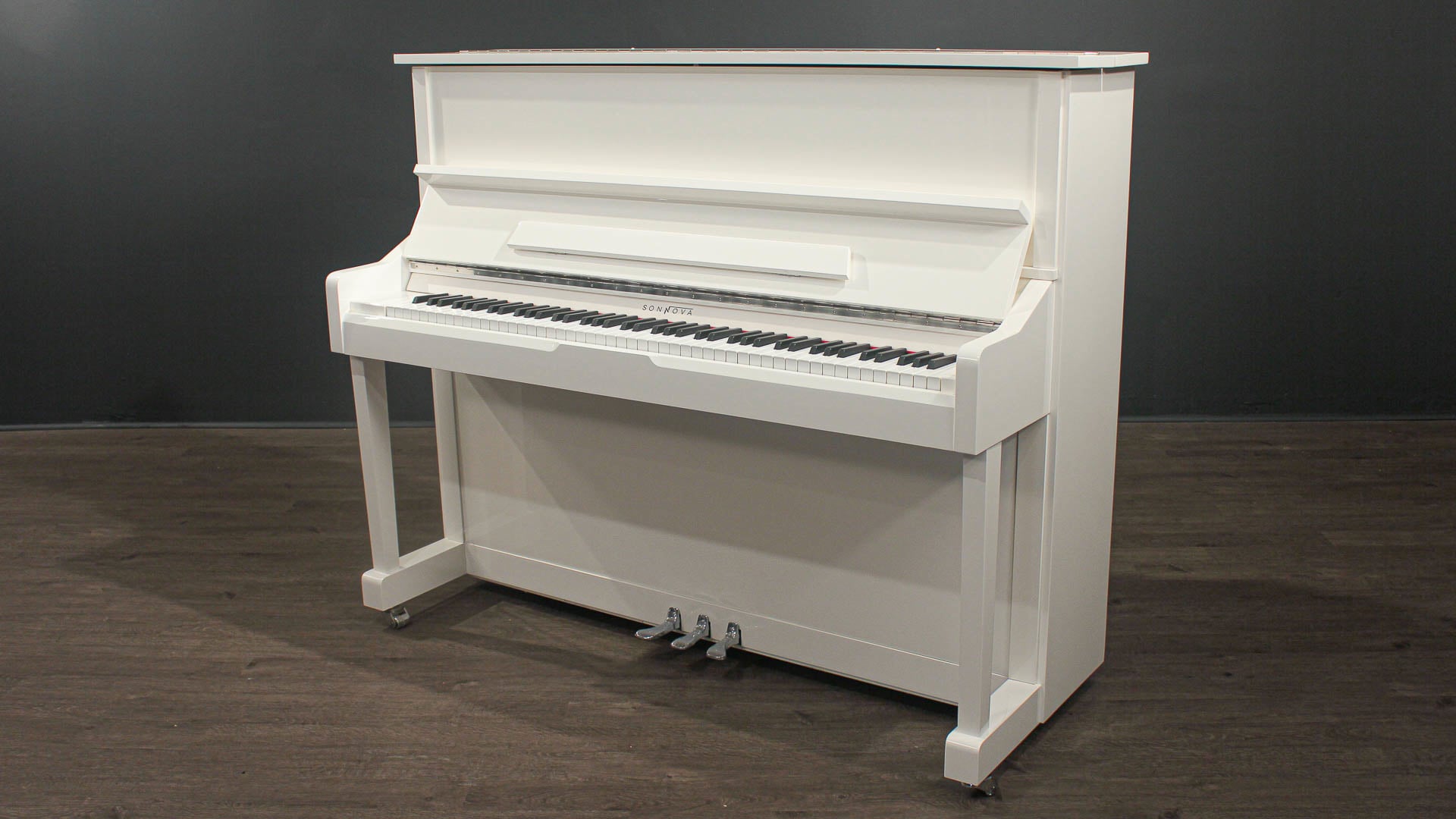 Sonnova U48 Studio Upright Piano 48 White Upright Pianos