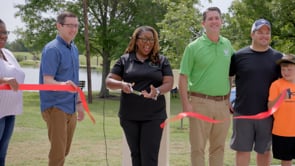 Ribbon cutting at Buena Vista Park