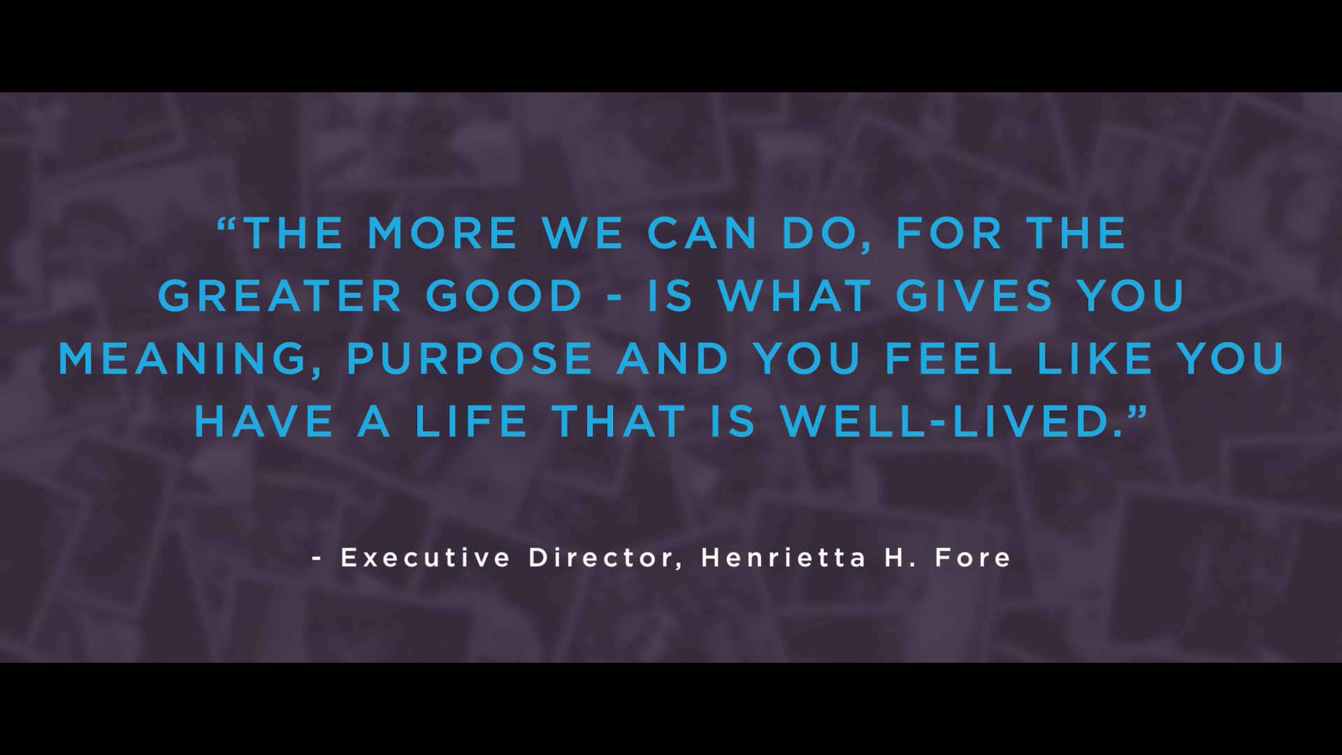 Shared Reflections // UNICEF Leadership Values on Vimeo