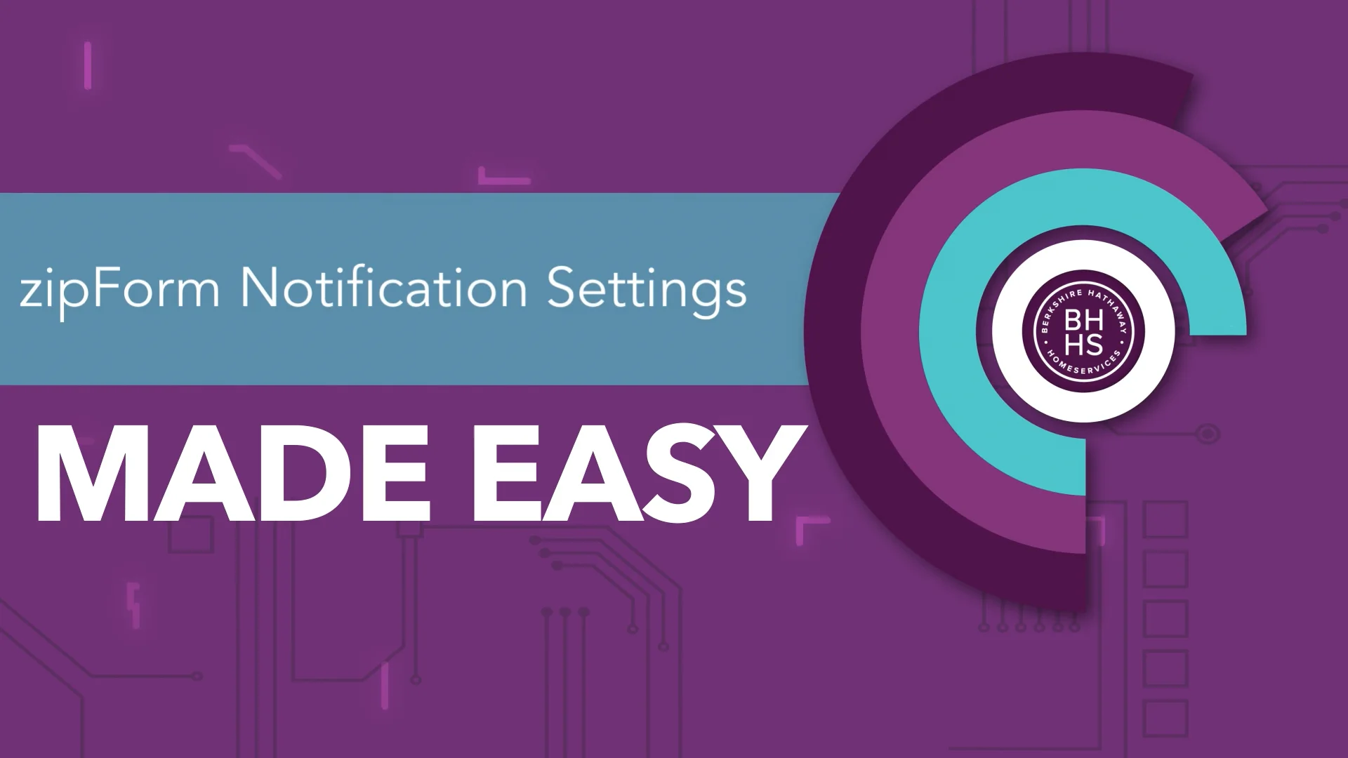 zipForm Notification Settings on Vimeo