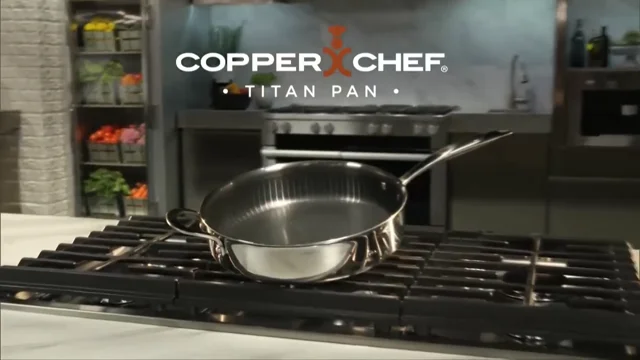 Copper Chef Titan, Tri-Ply 6 Piece Cookware Set, Nonstick Cookware