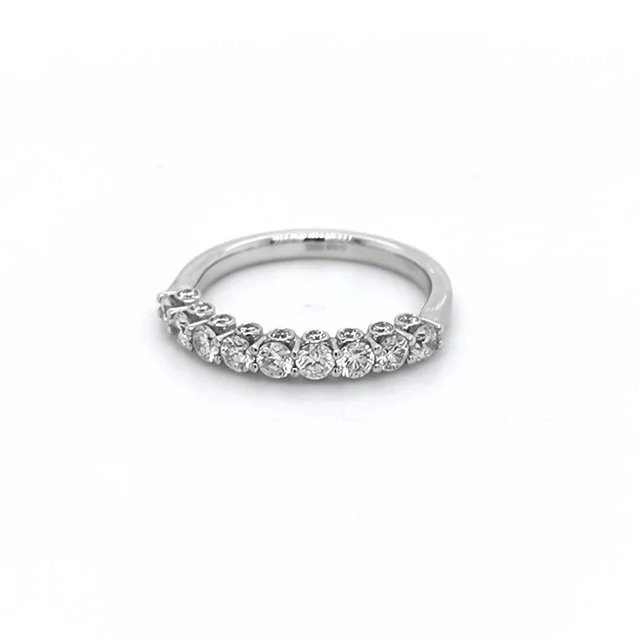 18ct white gold diamond bridal deals 2 ring set 1.00 ct