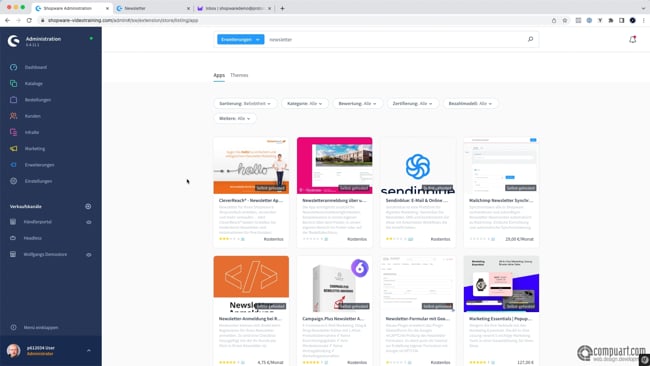 Erweiterungen für den Newsletter-Versand