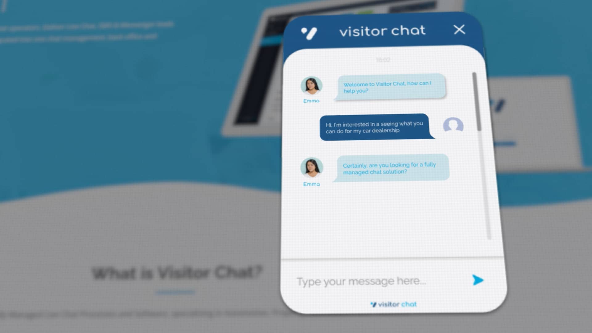 Visitor Chat Product.mp4 on Vimeo