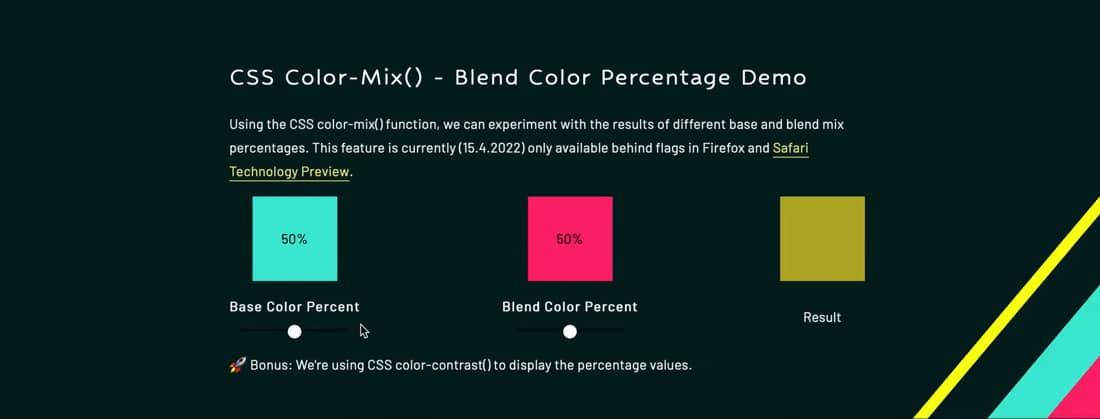 Simplify Your Color Palette With CSS Color-Mix() — Smashing
