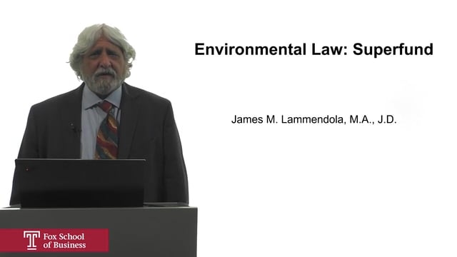 Environmental Law: Superfund