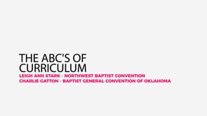 The ABC's of Curriculum • SBC of Virginia