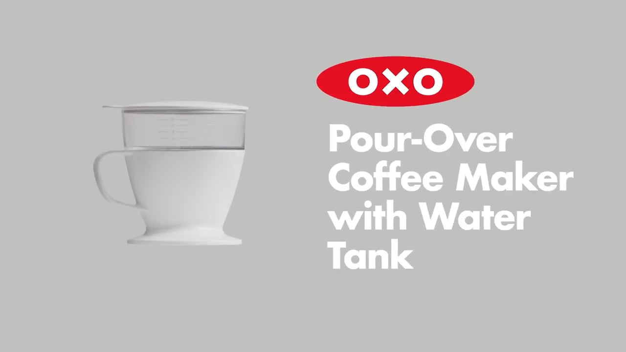 OXO Brew PourOver Coffee Maker with Water Tank on Vimeo