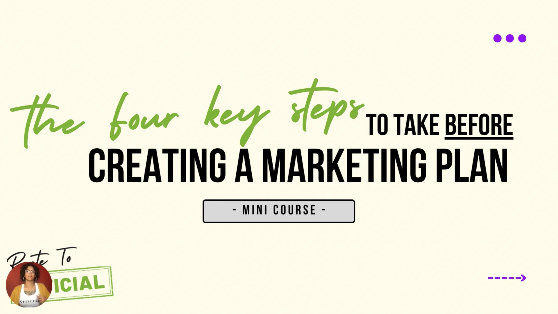 - Mini Course - on Vimeo