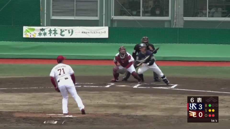【ファーム】イーグルス・吉川雄大 3者凡退に抑える好投!! 2022年6月8日 東北楽天ゴールデンイーグルス 対 東京ヤクルトスワローズ